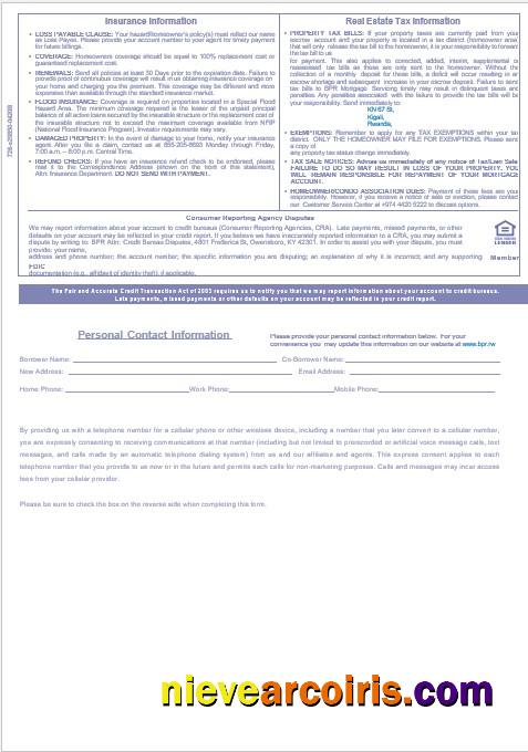 Rwanda BPR bank mortgage statement 3